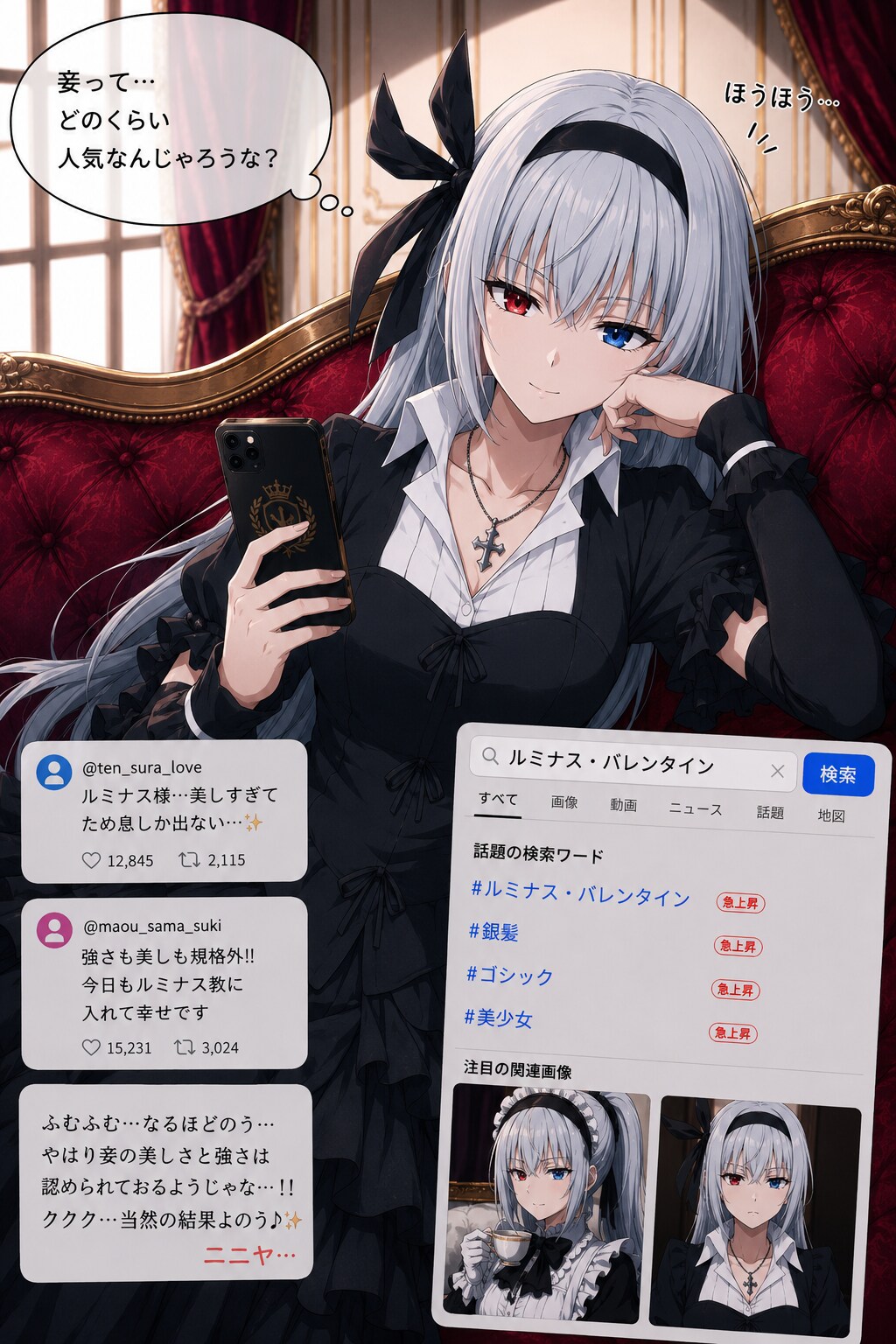 「妾って…どのくらい人気なんじゃろうな？」