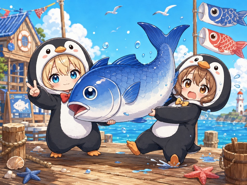 ペンギン満喫フィーバー🐧