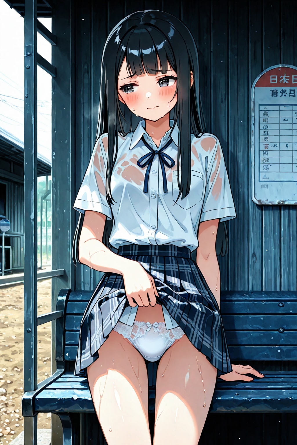夕立と少女4