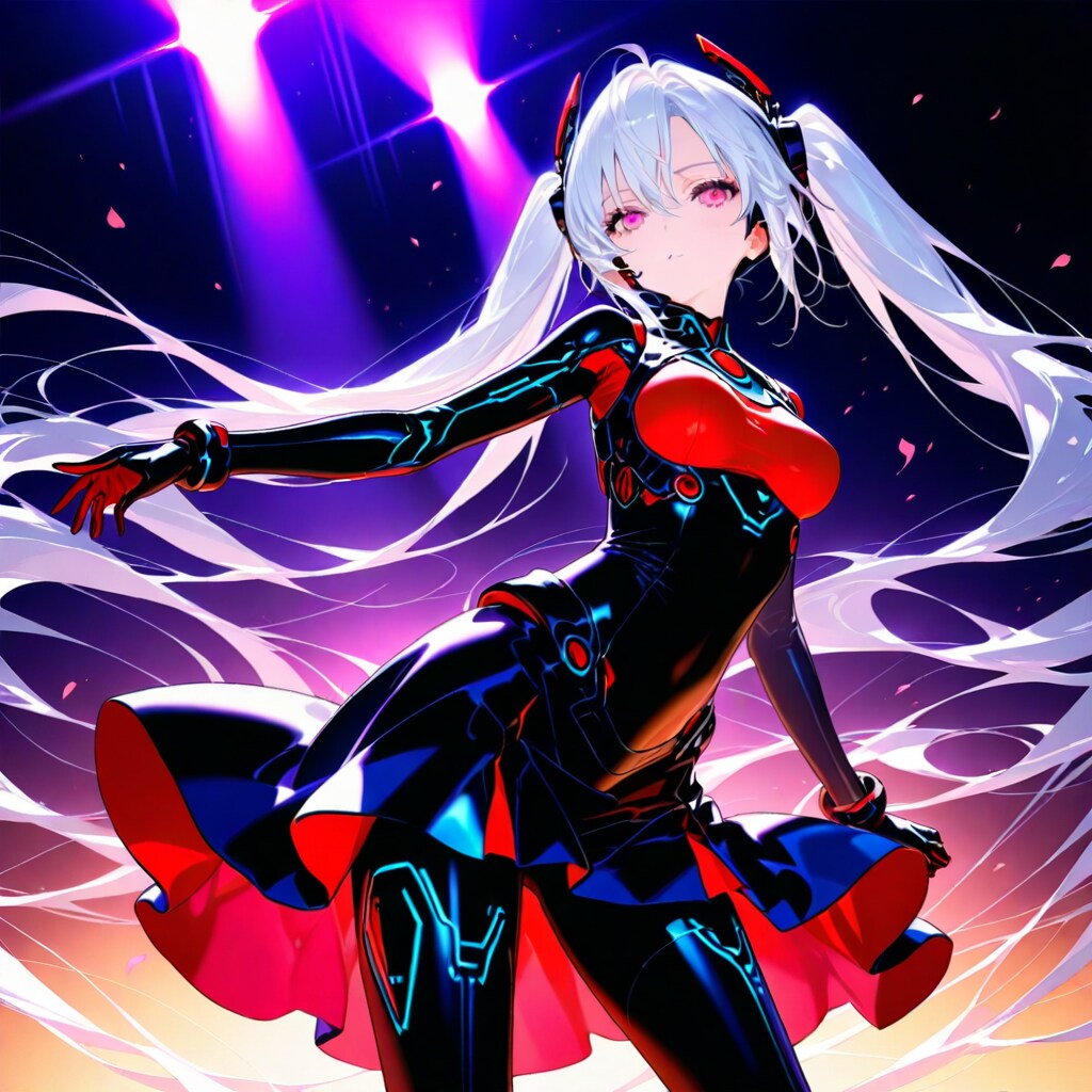 ダンスをしているサイボーグ