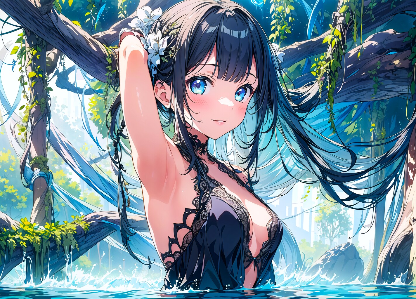 崩壊世界後の彼女