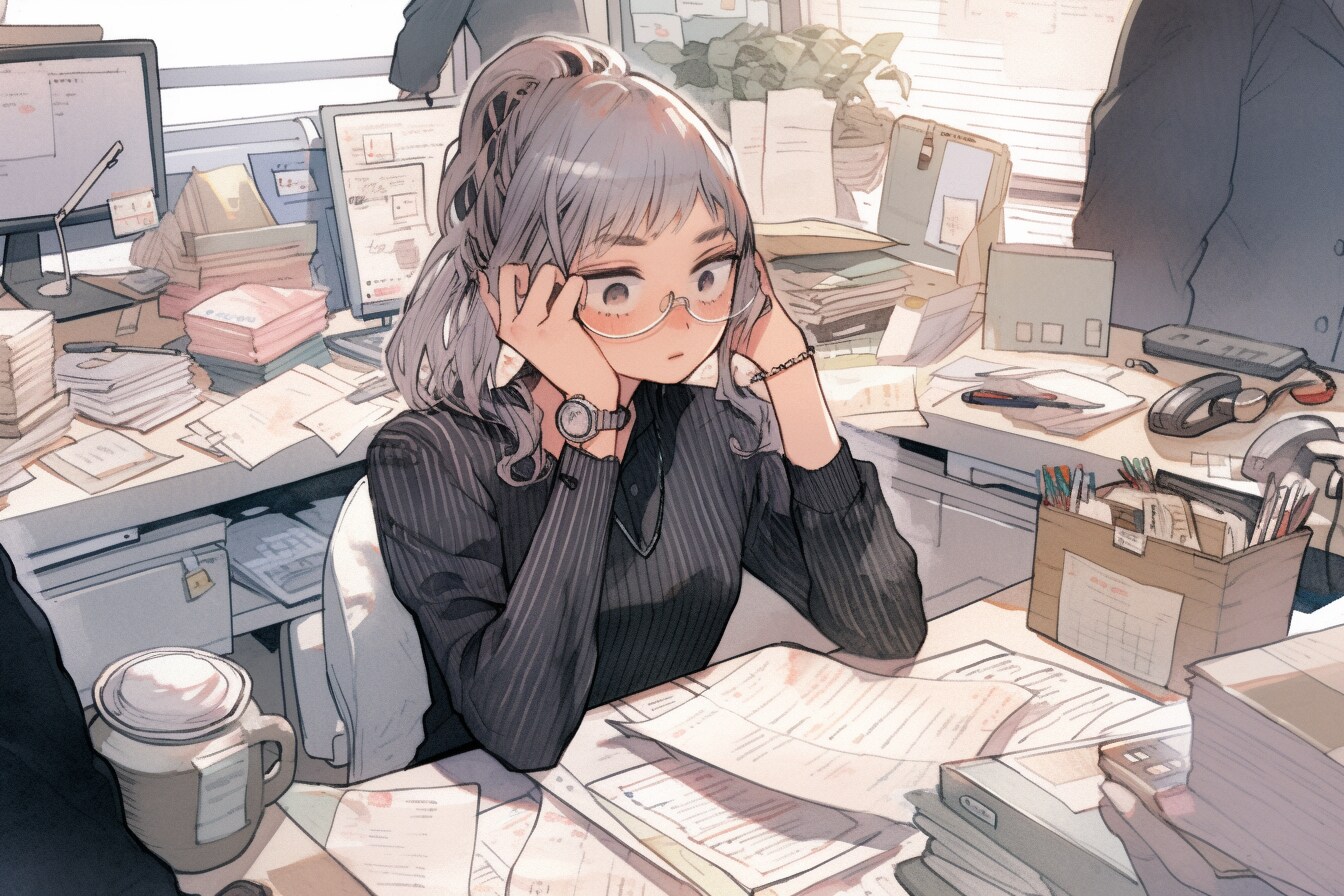 全然集中できない Can't concentrate at all.