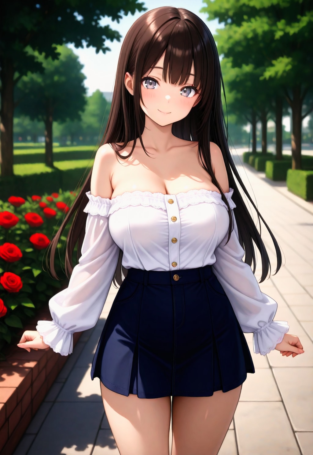 1532（白いオフショル）