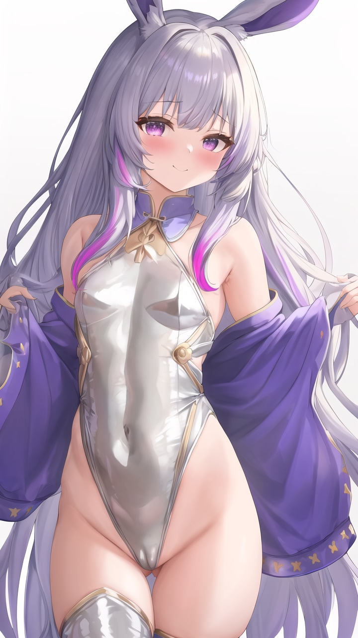 キラキラ白バニー