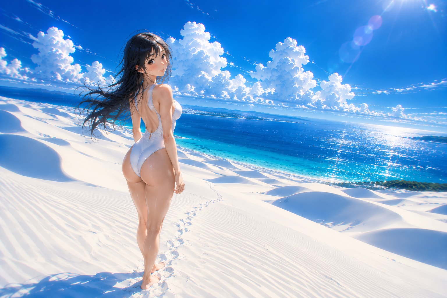 蒼い海