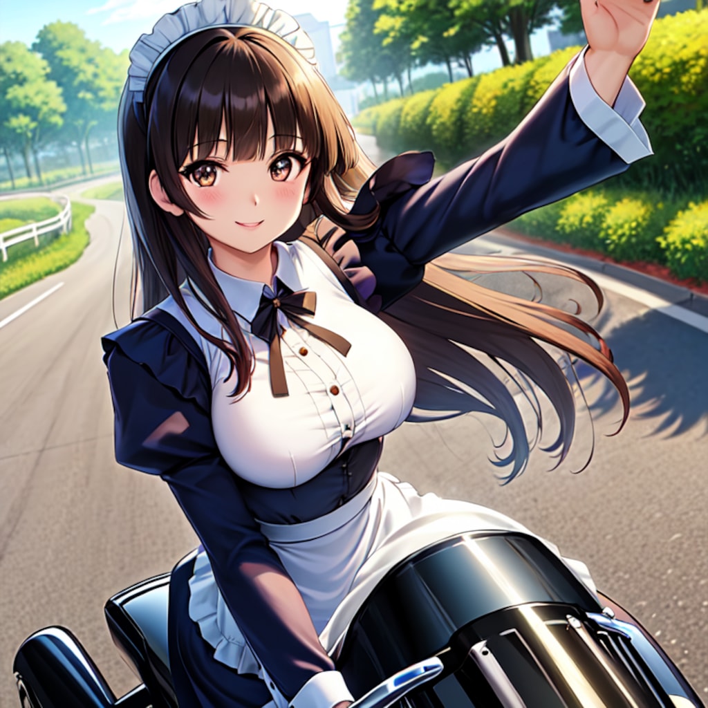 メイドサキちゃん　風になる