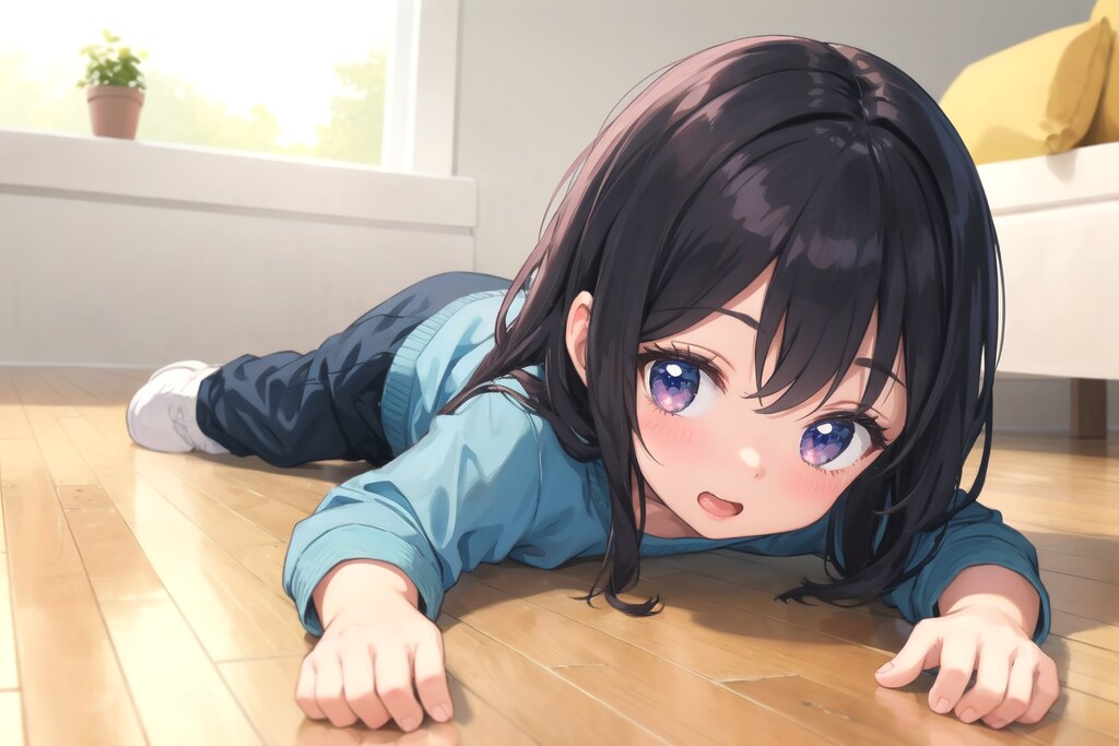 はいはい赤ちゃんのイラスト