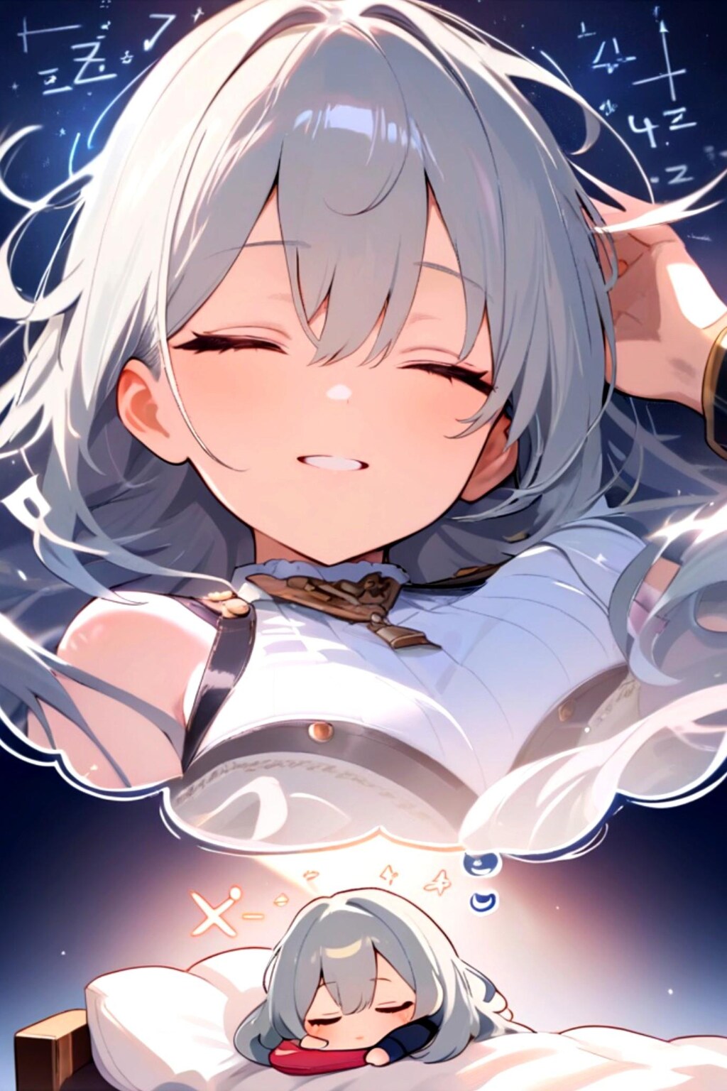 夢見る銀髪ちゃん