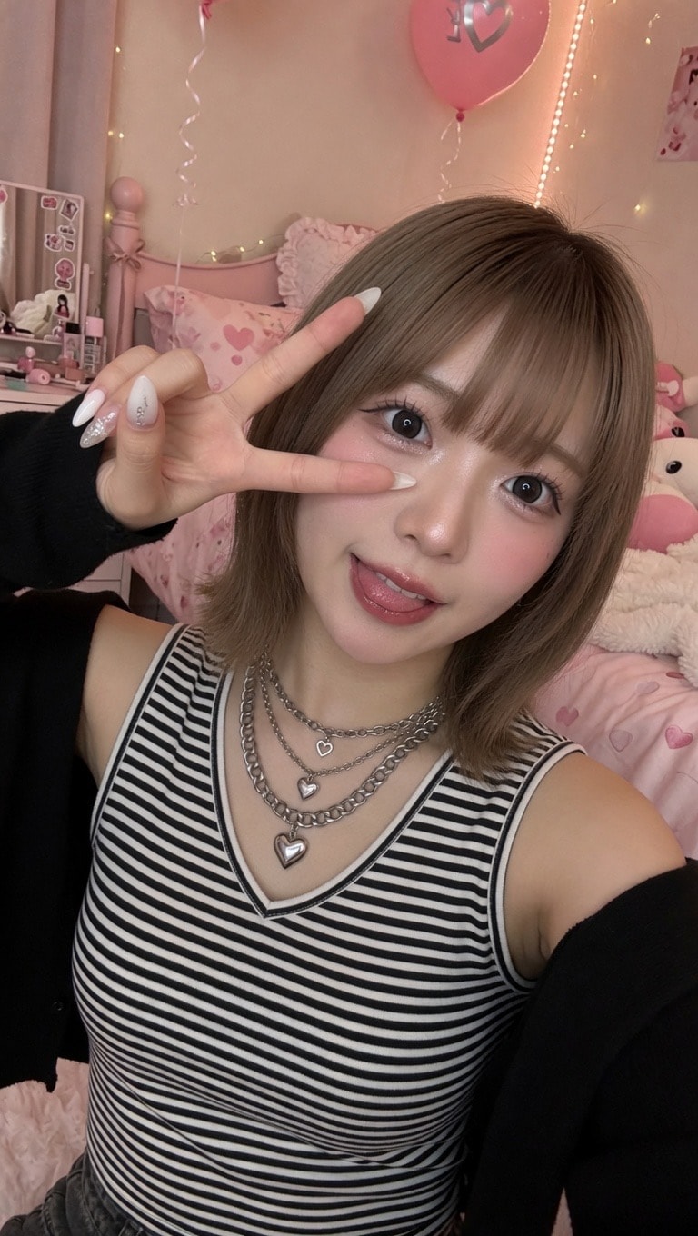 目元ピースでかわいく📸 | の人気AIイラスト・グラビア