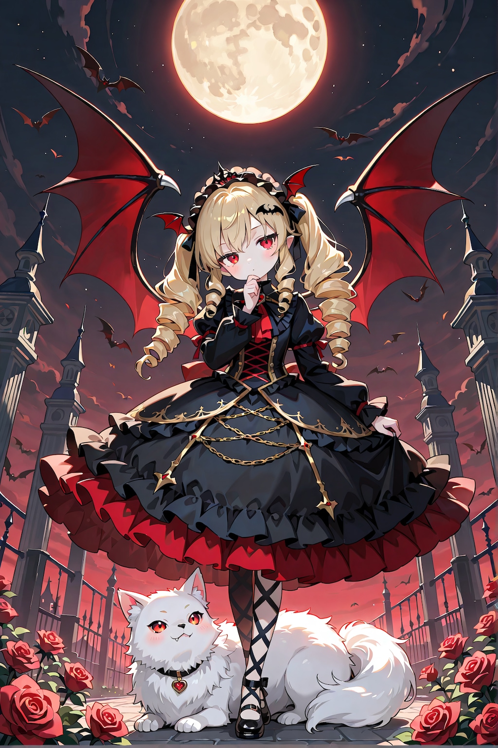 金髪ドリル吸血鬼ちゃんと物思いの夜