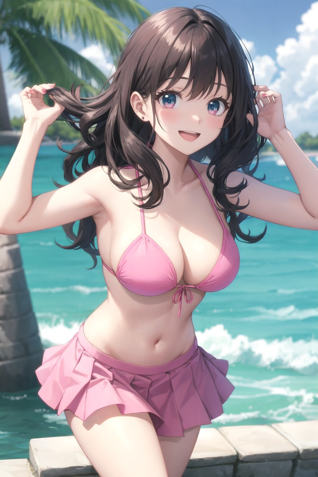 水着お姉さん