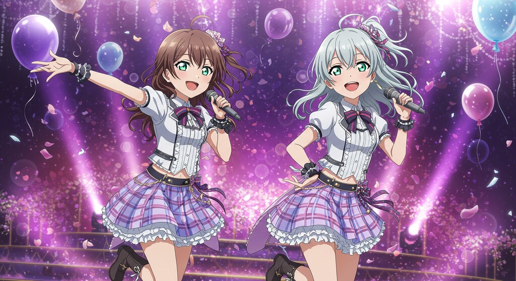 アニメキャラとコンサートイベント