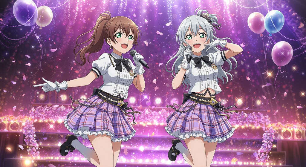 アニメキャラとコンサートイベント