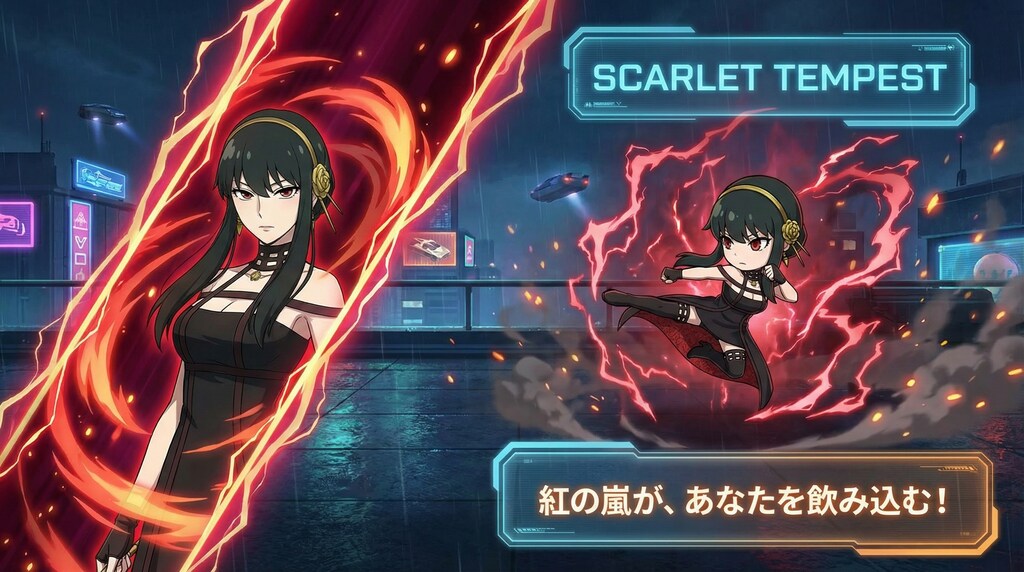 SPY FAMILYのヨルフォージャーとスーパーロボット大戦のコラボ