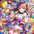 お菓子と女の子 2枚目