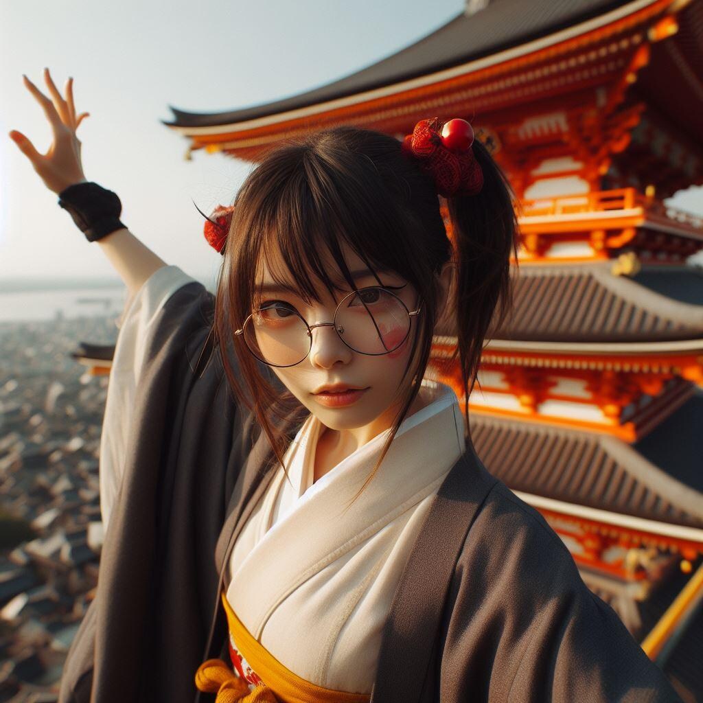 丸メガネ歌舞伎