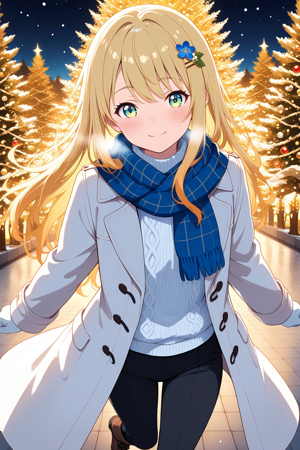 イルミネーションとクリスマスツリー | の人気AIイラスト・グラビア