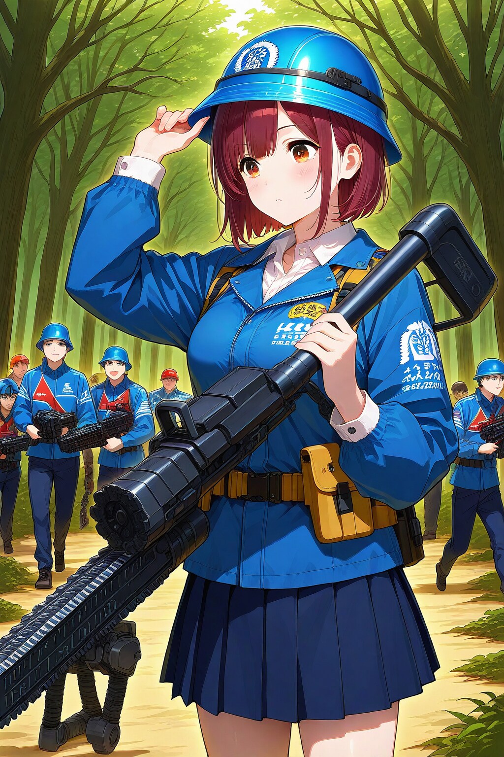 森を切り開け、