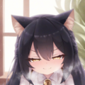 ラテアートと猫耳ちゃん 2枚目