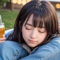 🍺おいしーっ！生き返る…😳 2枚目