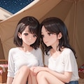 お隣は母娘キャンプ① 3枚目
