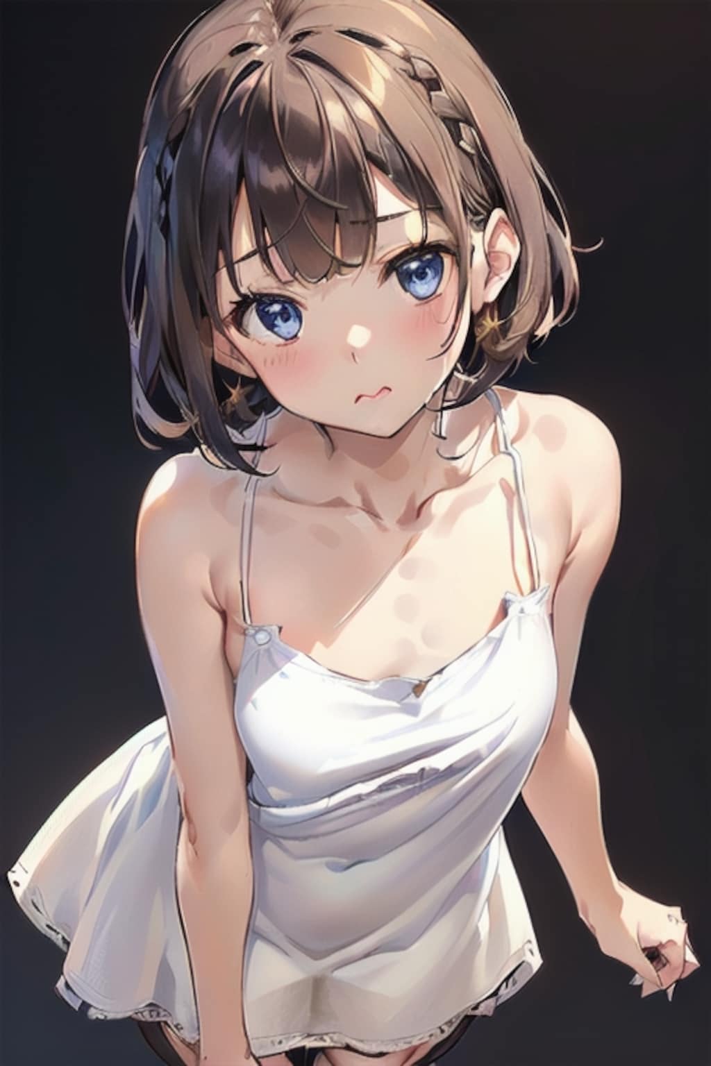 キャミソールドレスと前かがみの考察