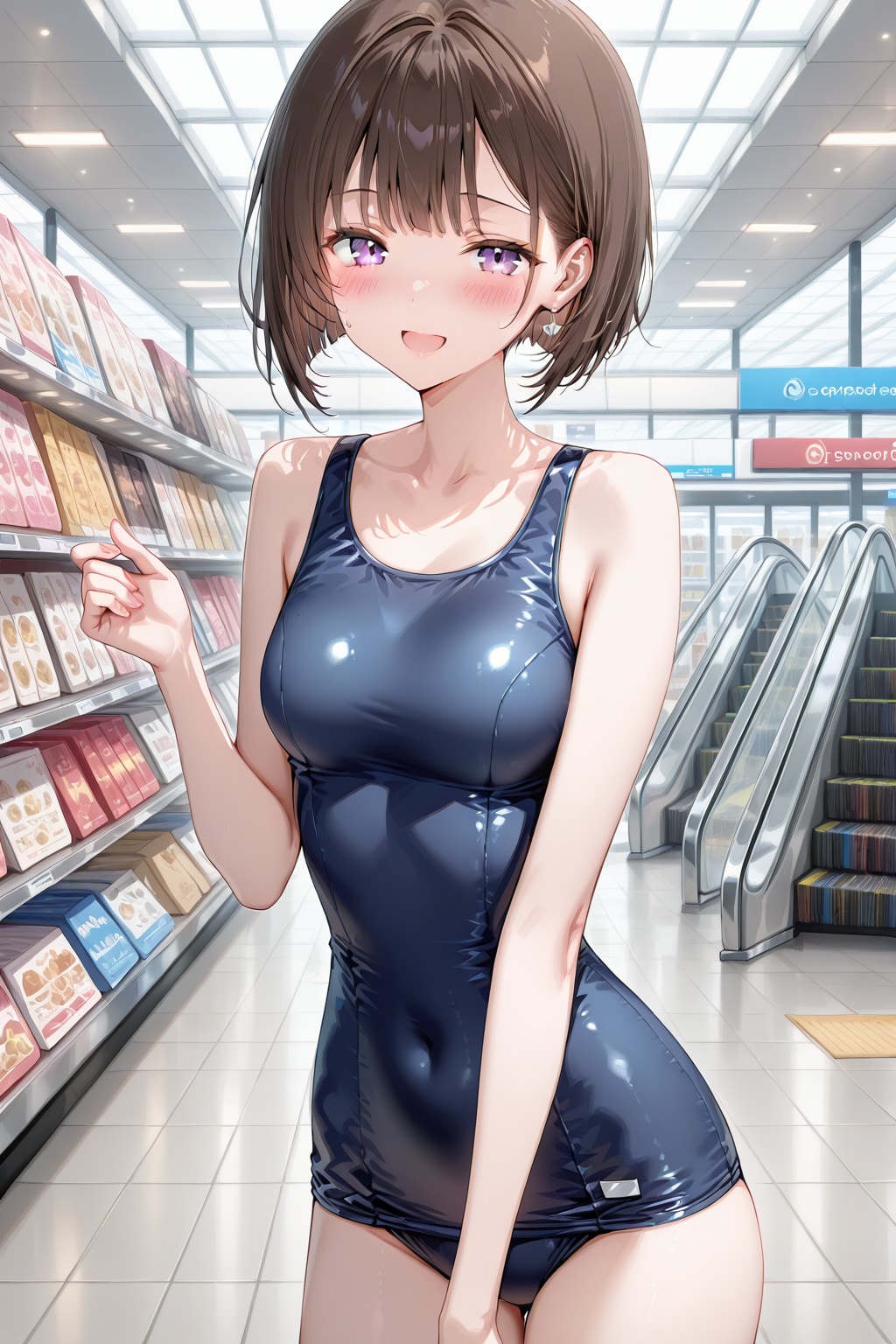 スク水のボブ姉
