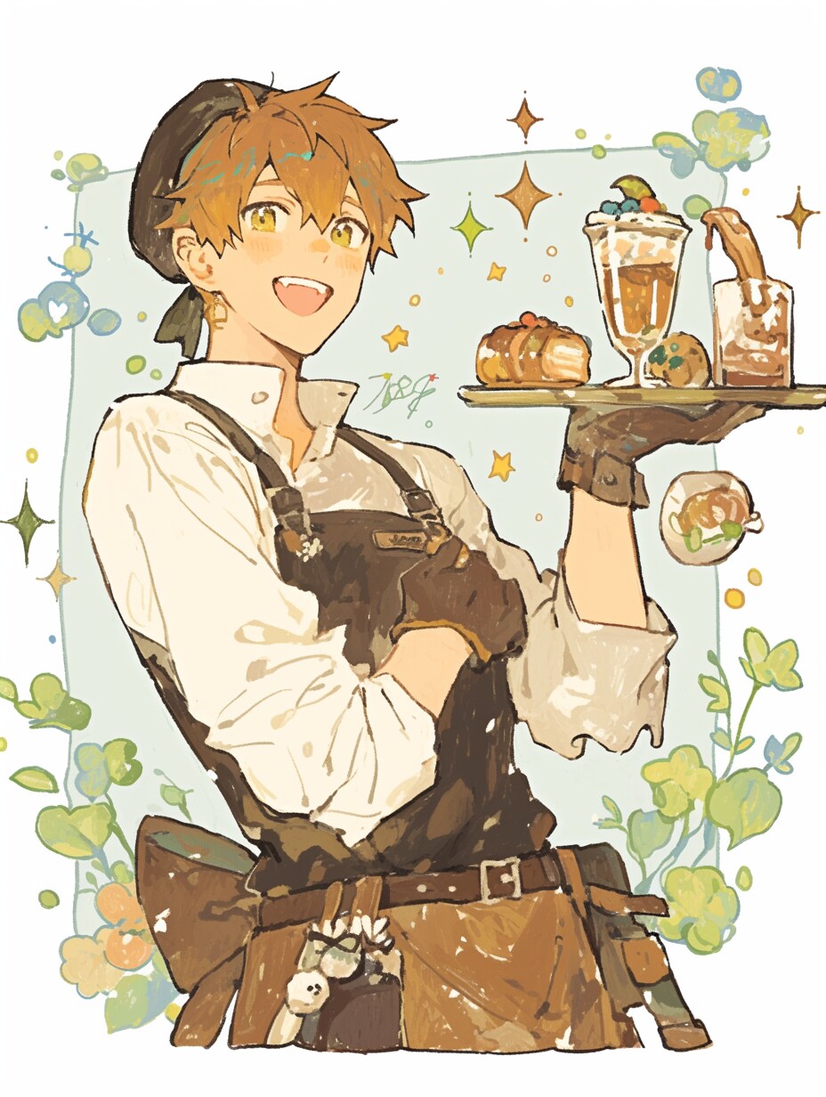 ウェイターのお兄さん