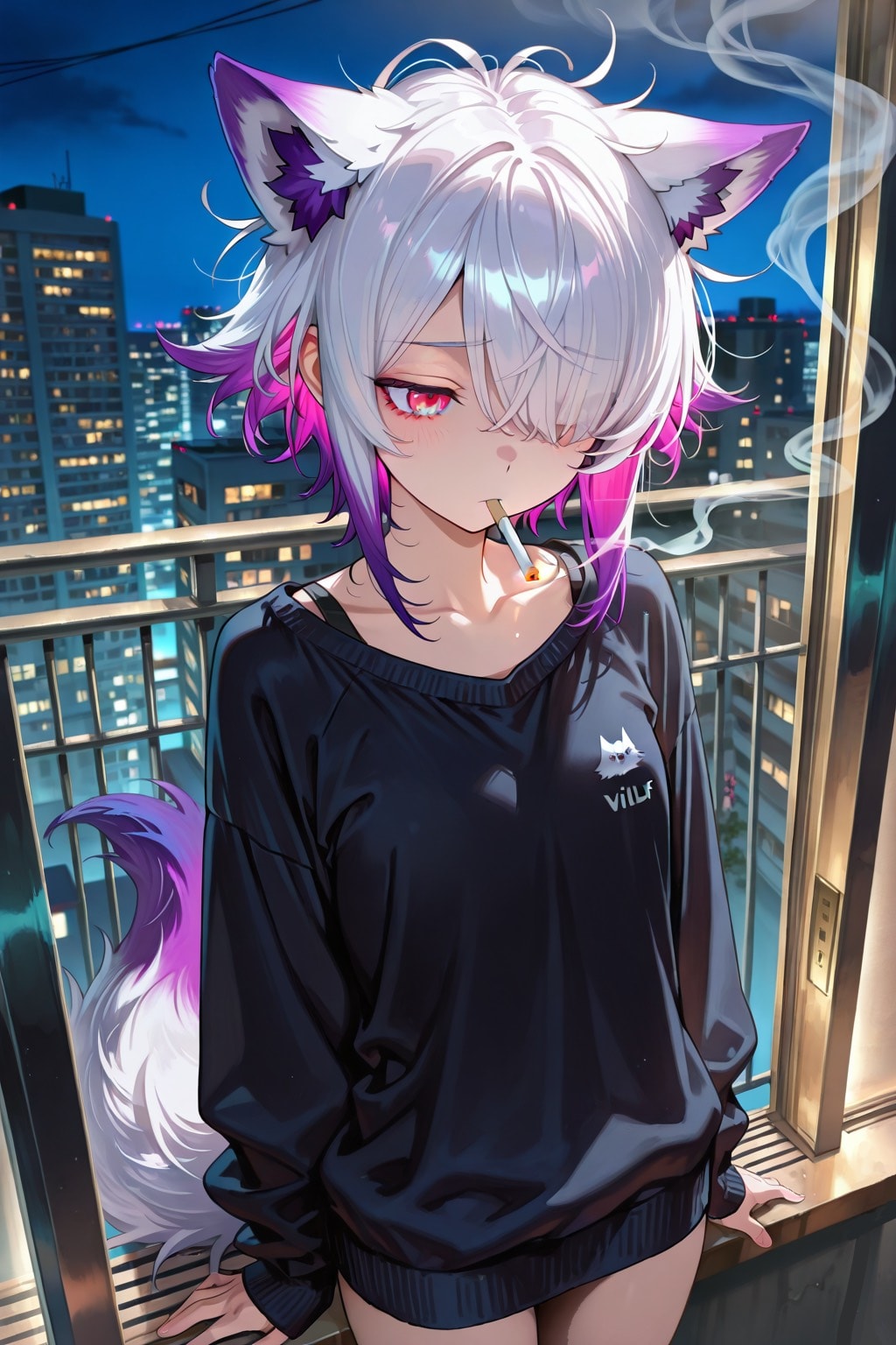 紫煙に縋る | の人気AIイラスト・グラビア