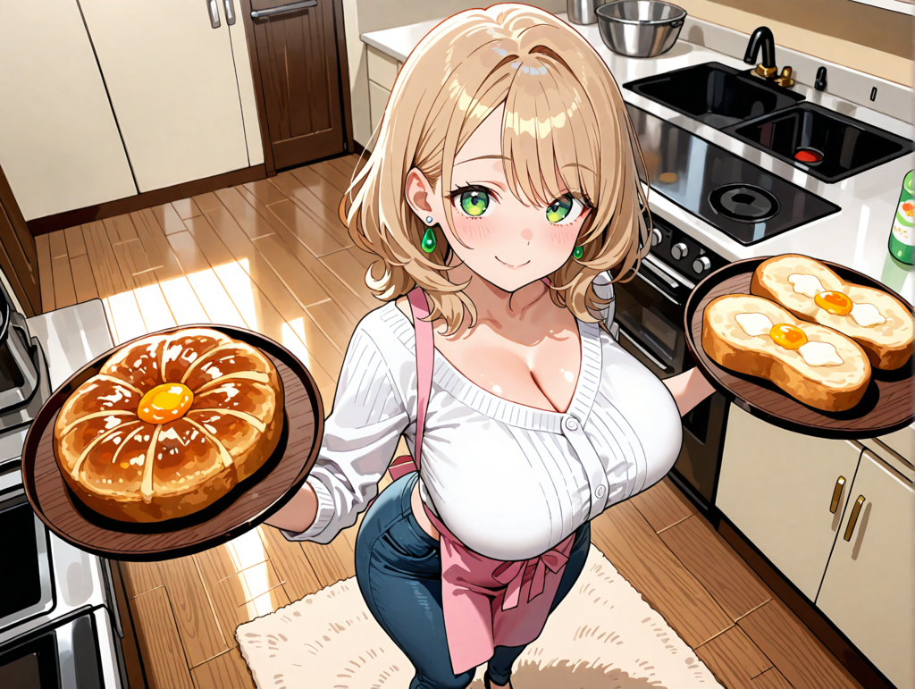 本日のメニューはもちもちパン