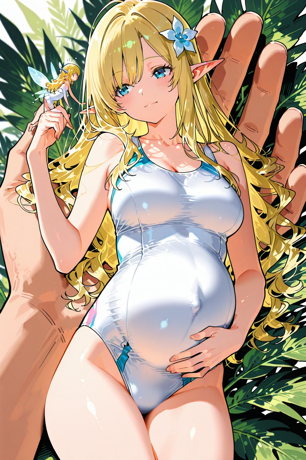 妖精妊婦さんの競泳水着(2枚)(PHOENIX)