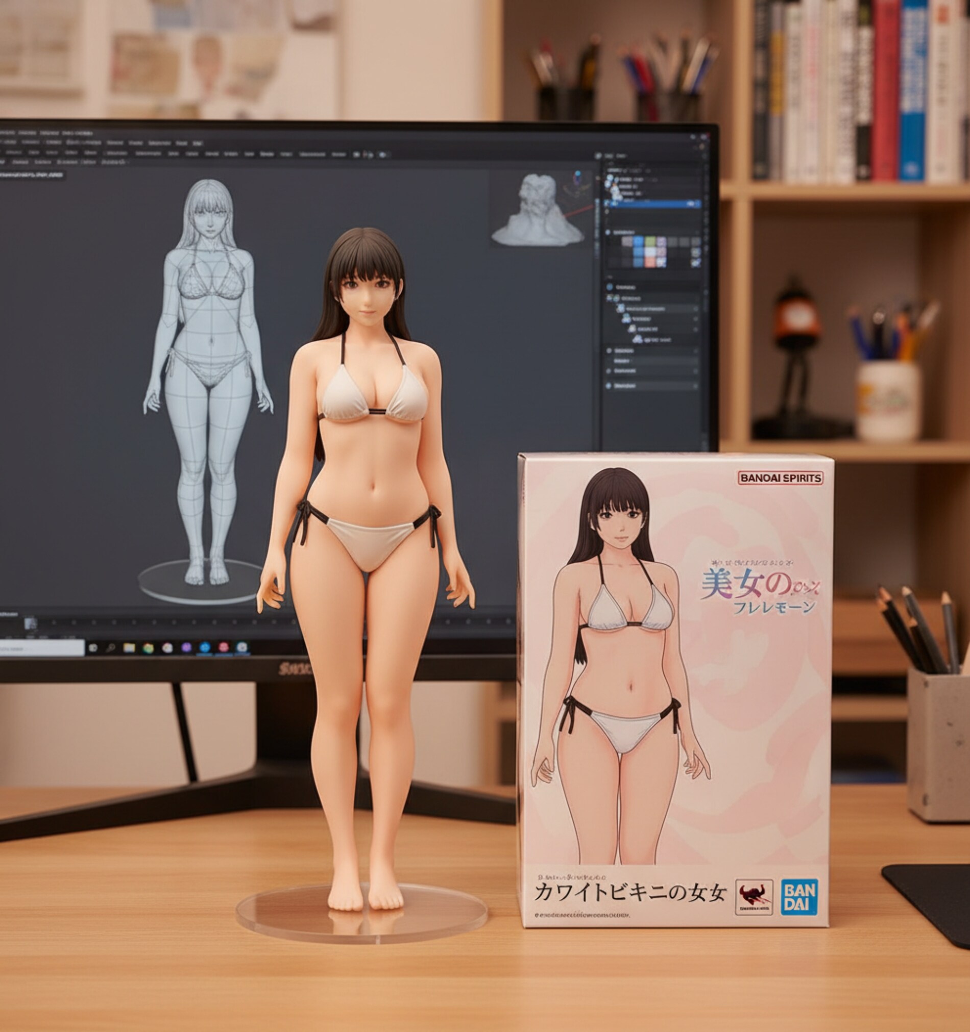 白マイクロビキニフィギュア
