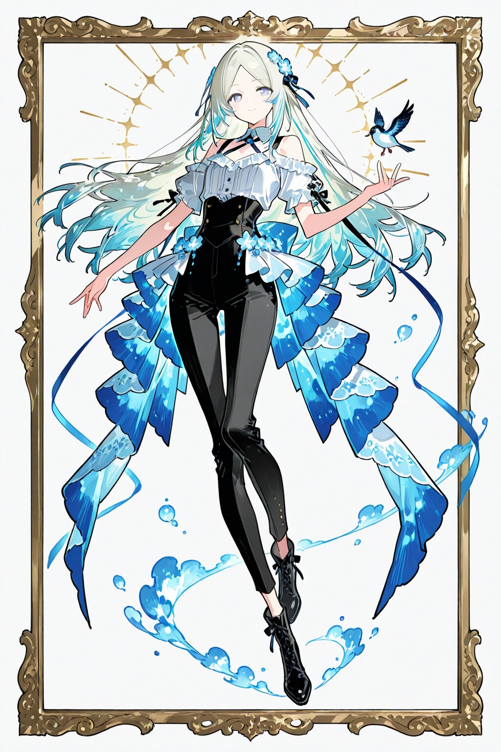 蒼風を纏うプリュームテイル