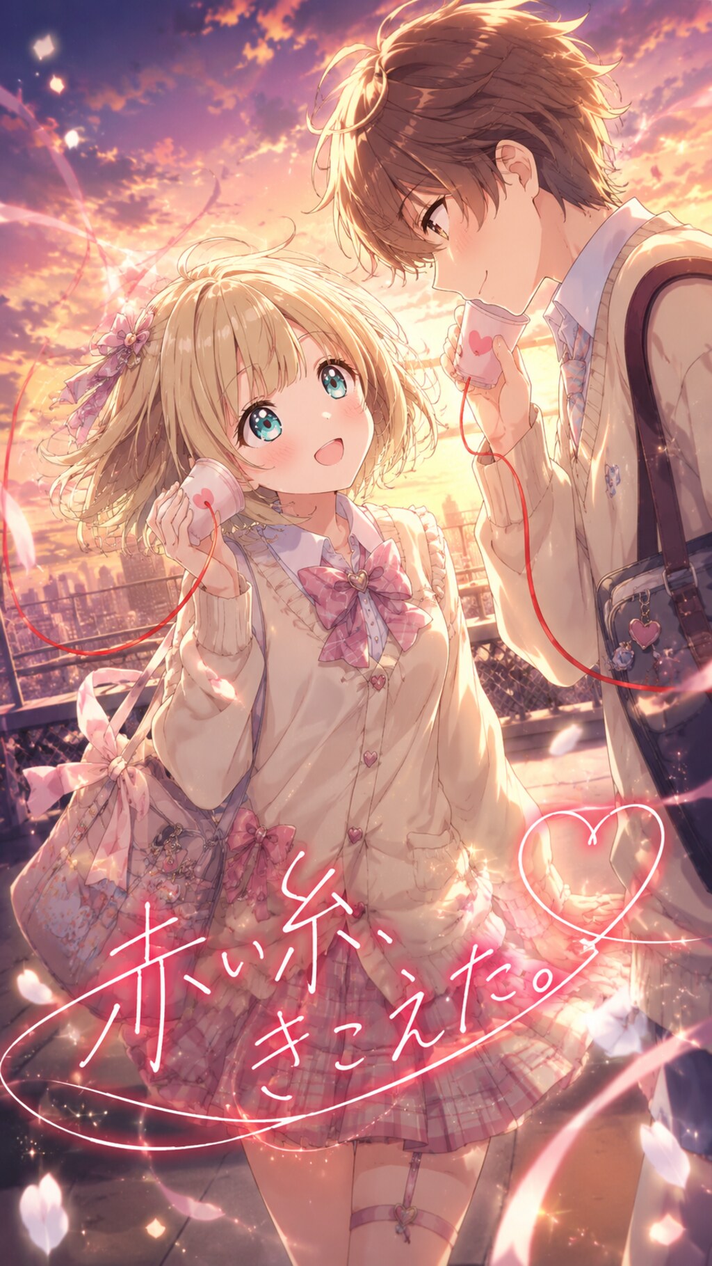 赤い糸、きこえた。