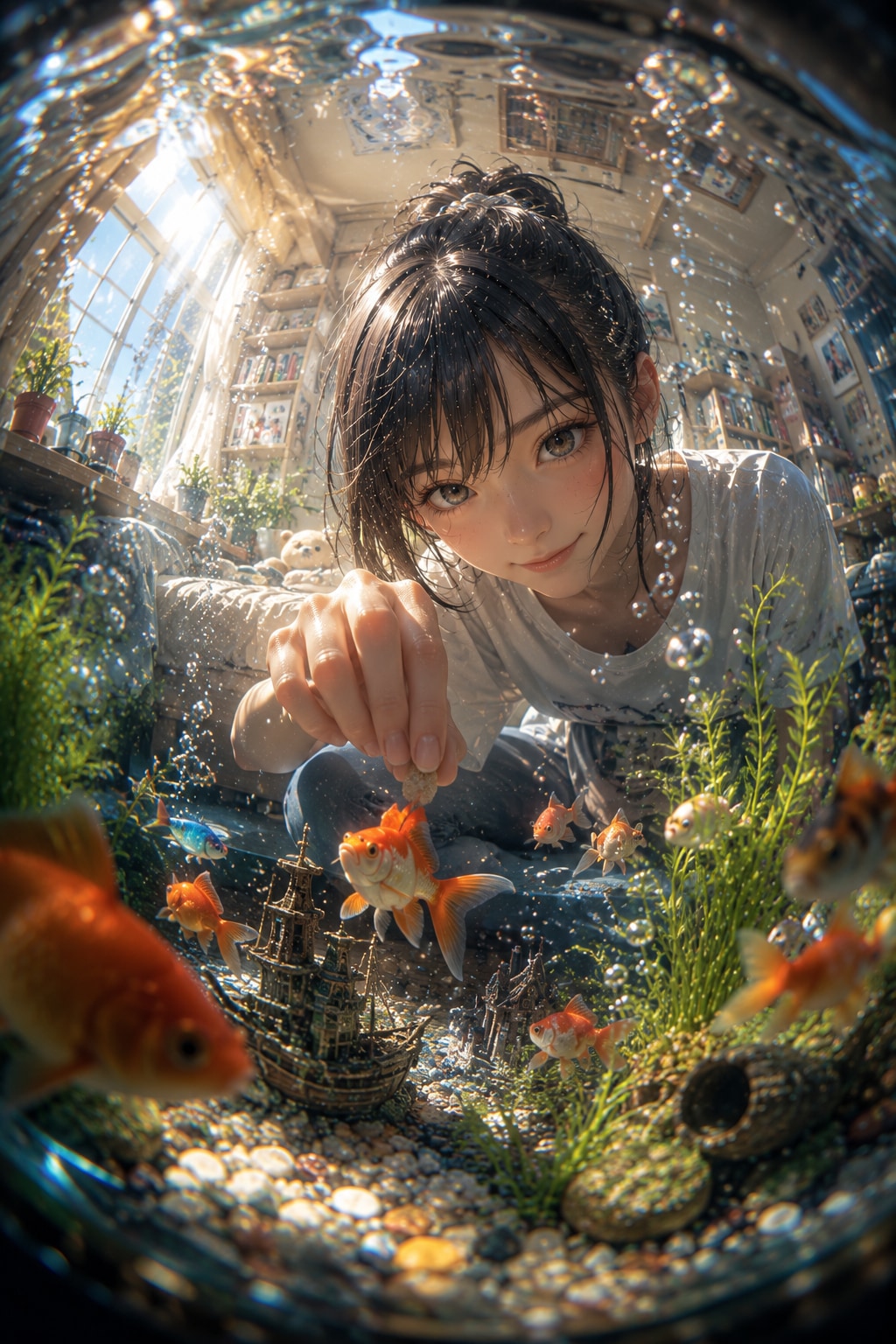 『君は今日も笑ってくれた。』〜お魚ちゃん視点〜