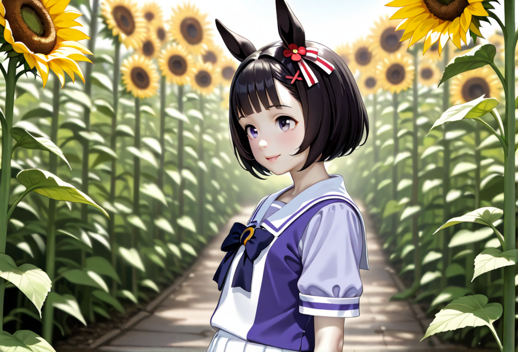 ひまわりより背が低いニシノフラワー