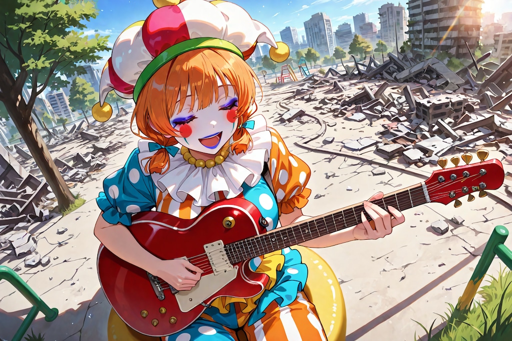 ピエロさんが歌う