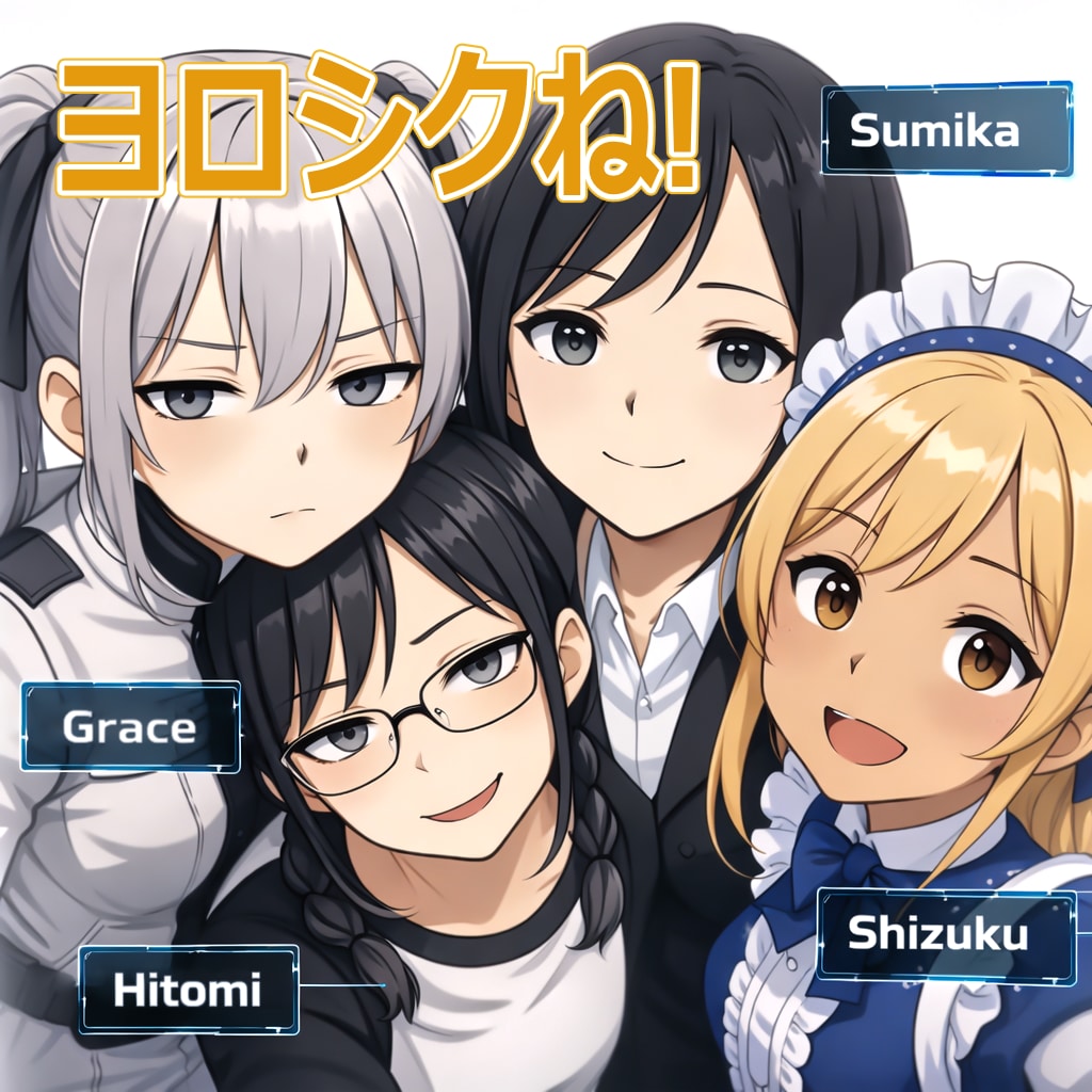 4人で撮影 | の人気AIイラスト・グラビア