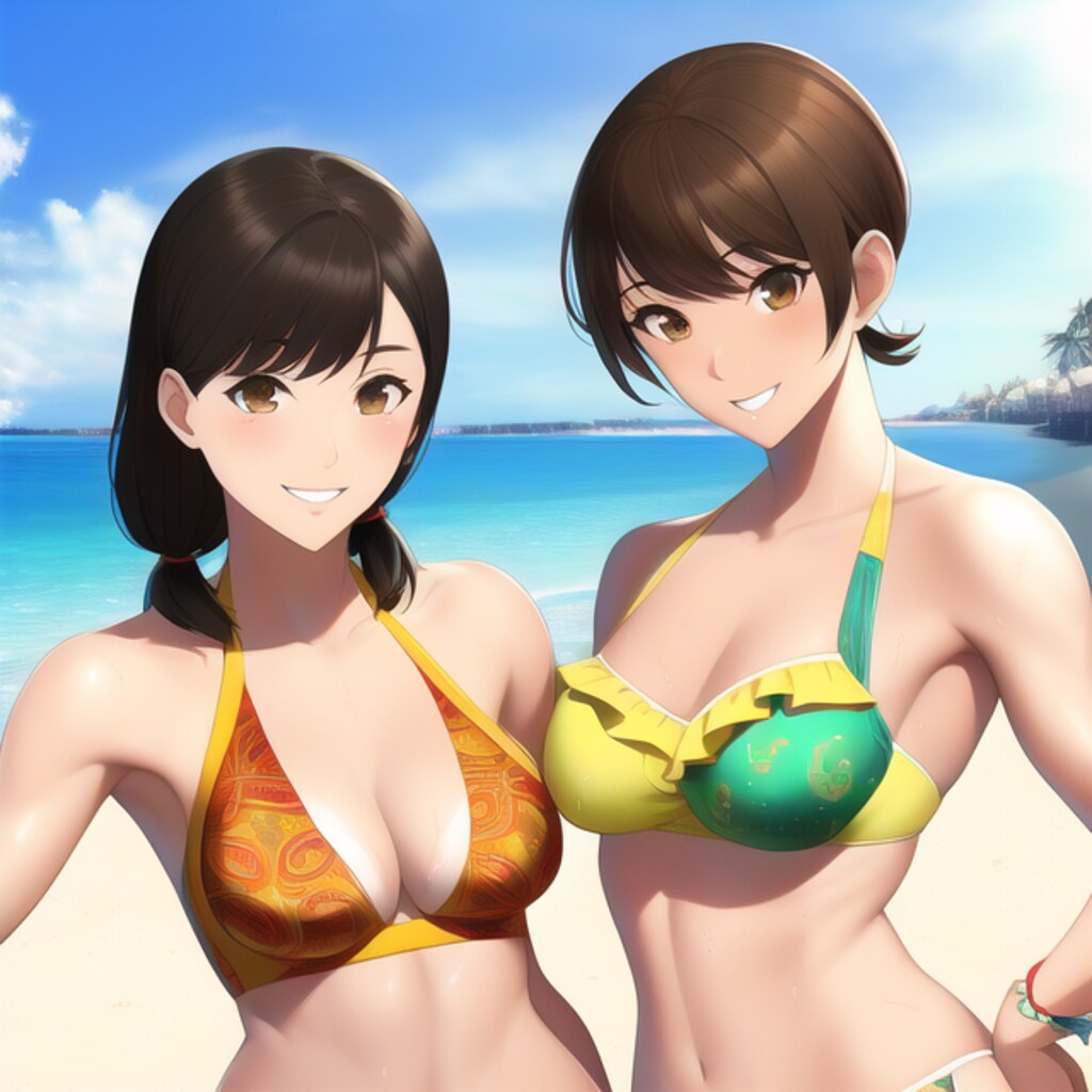 96人の水着女子／ななこ＆くらら（和歌山県出身）