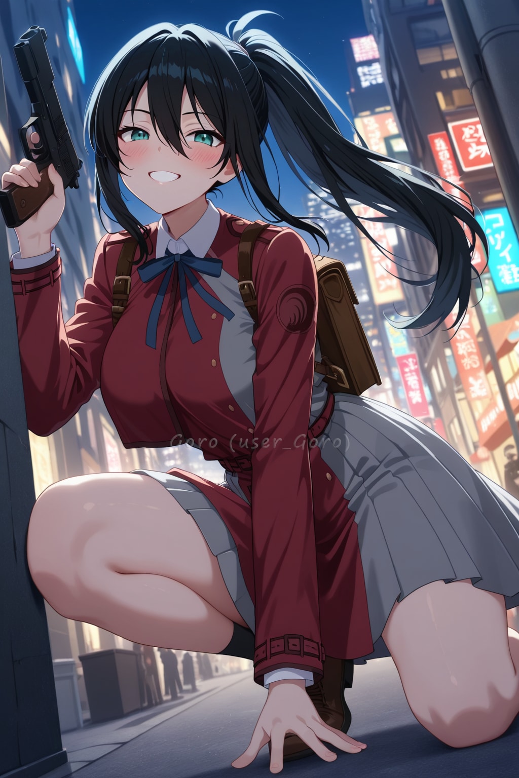 この服は誰？赤と白の制服