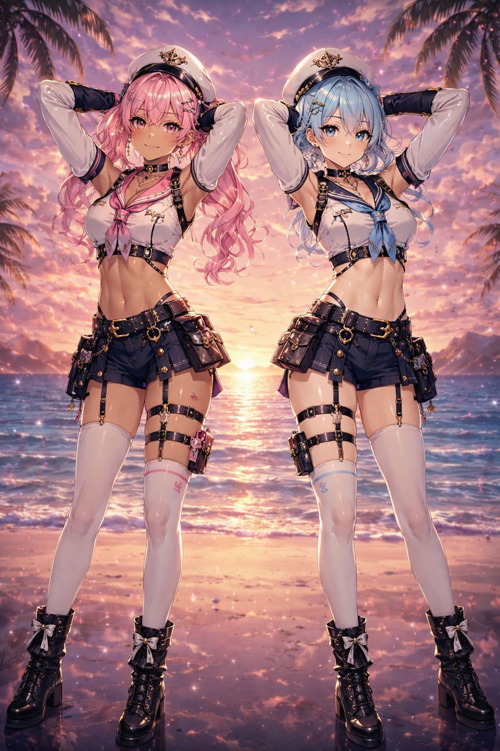 Sunset Sailor Duo