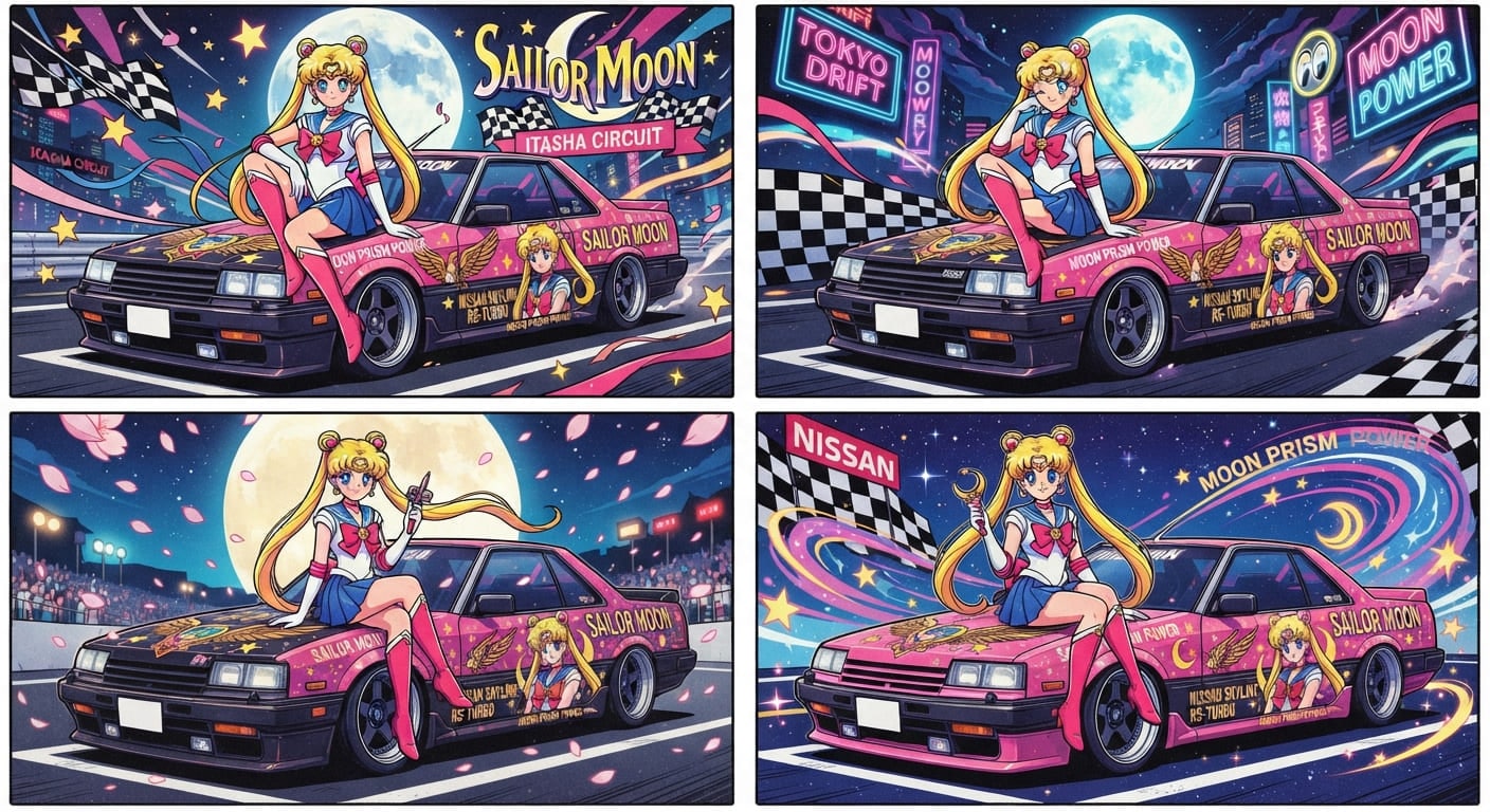 セーラームーンとR30 | の人気AIイラスト・グラビア
