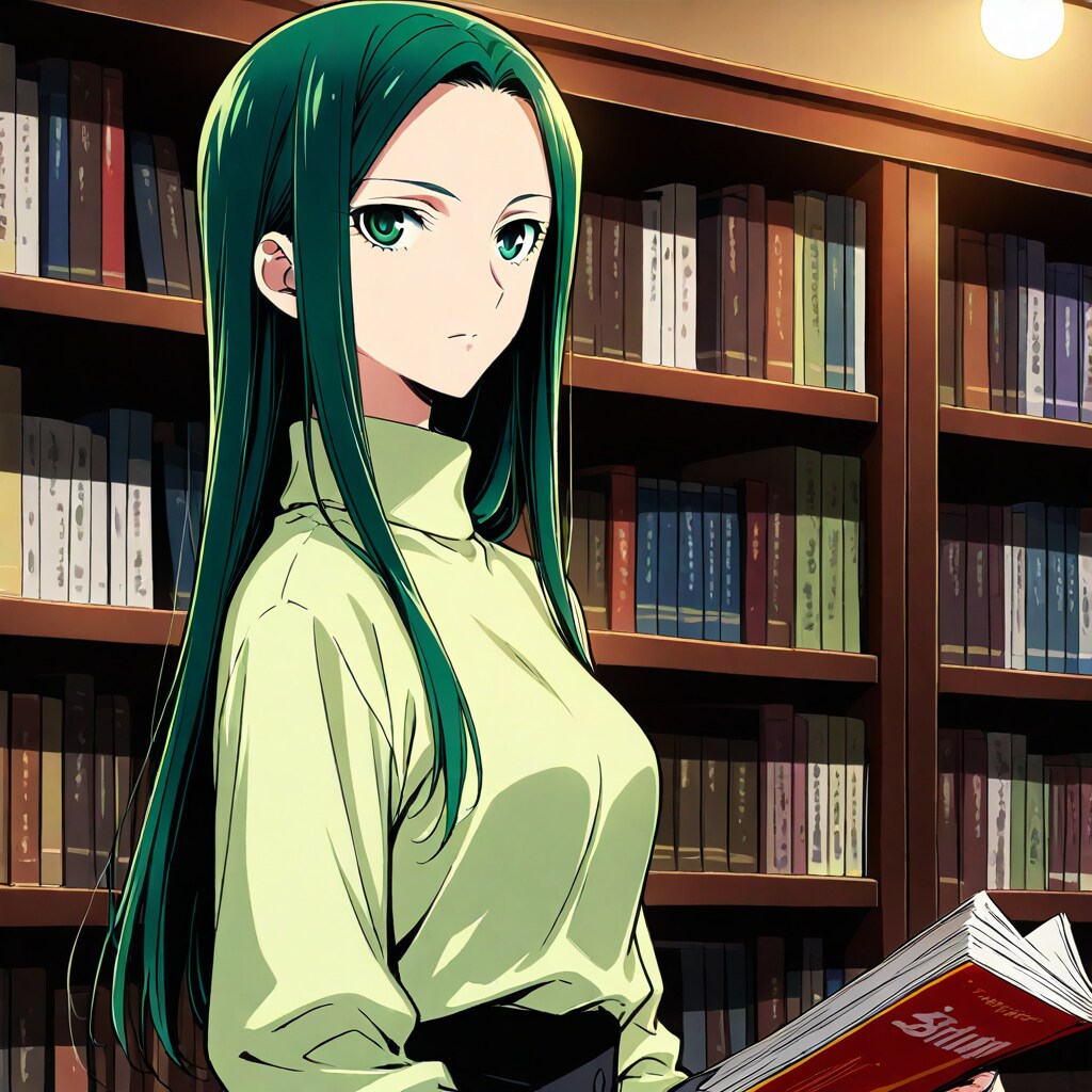 料理雑誌を手に取って表紙を見る