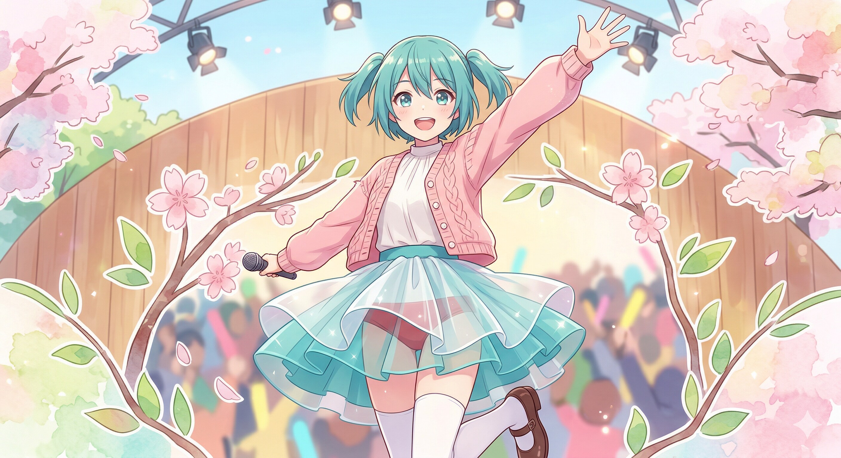 桜とミクさん🎶🌸