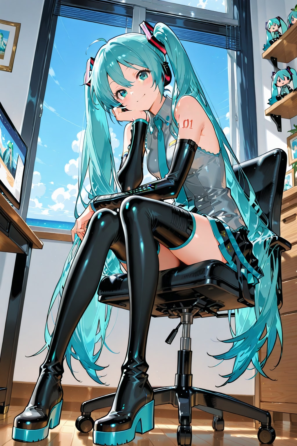 ミクの部屋のフィギュア