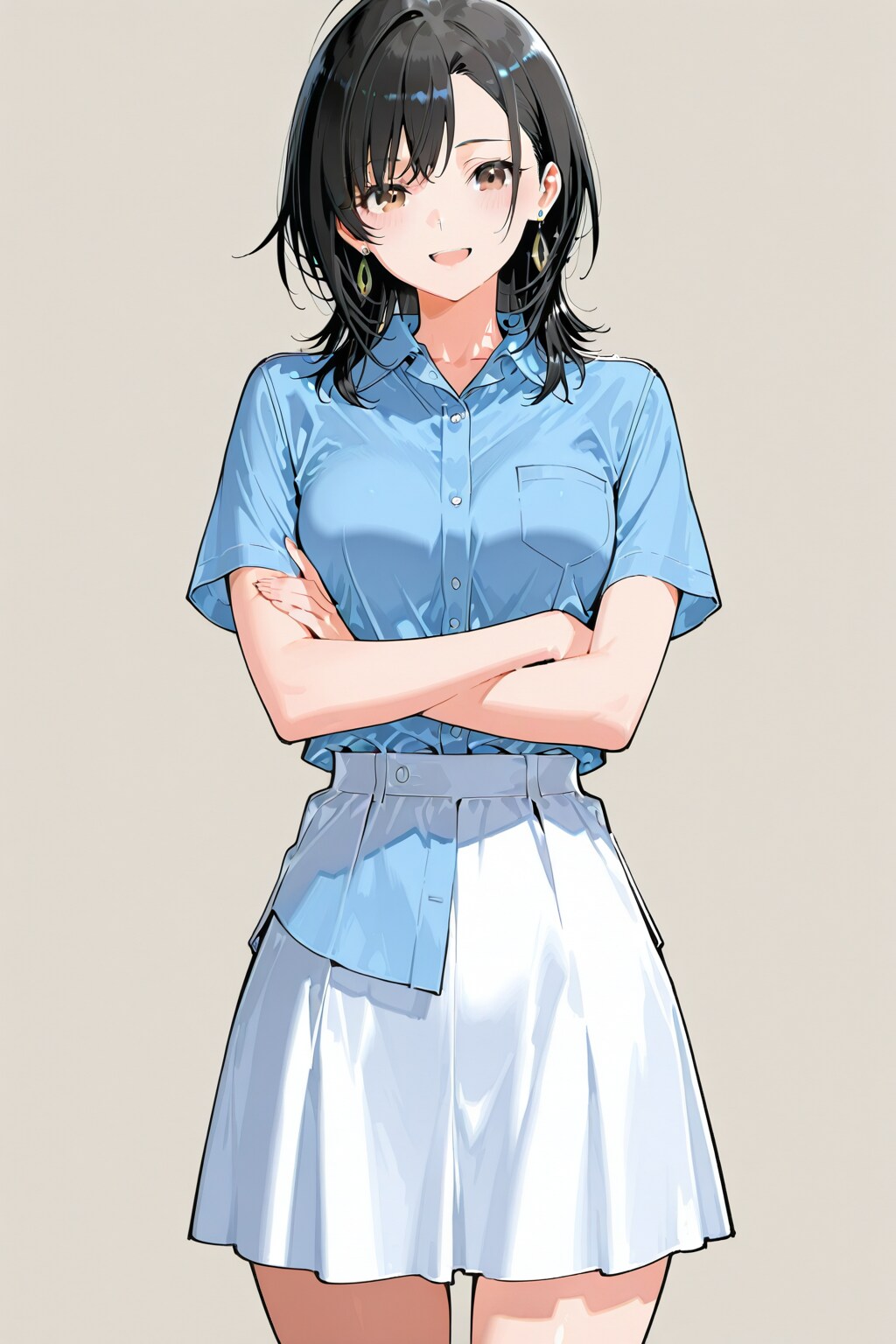 アシメちゃんのコーデないと🌟✨１４２ー２ | の人気AIイラスト・グラビア