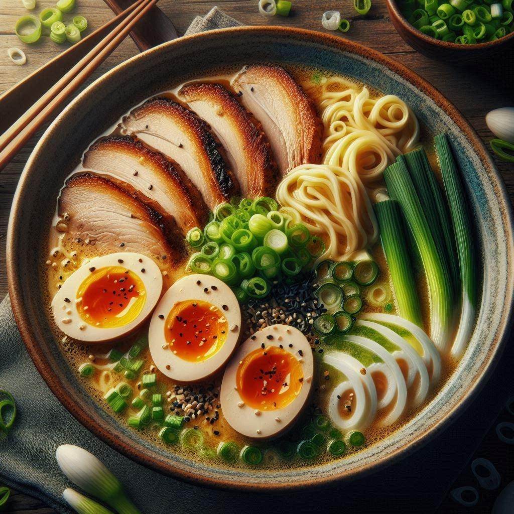 味噌seafood noodle