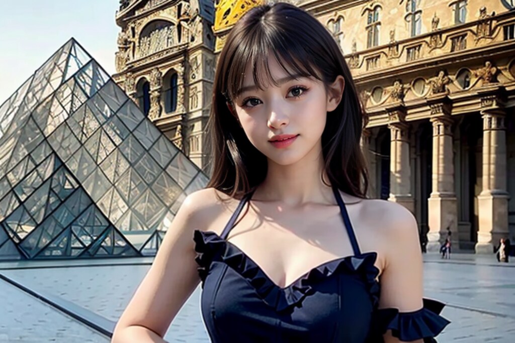 憧れのルーブルに来たよー！