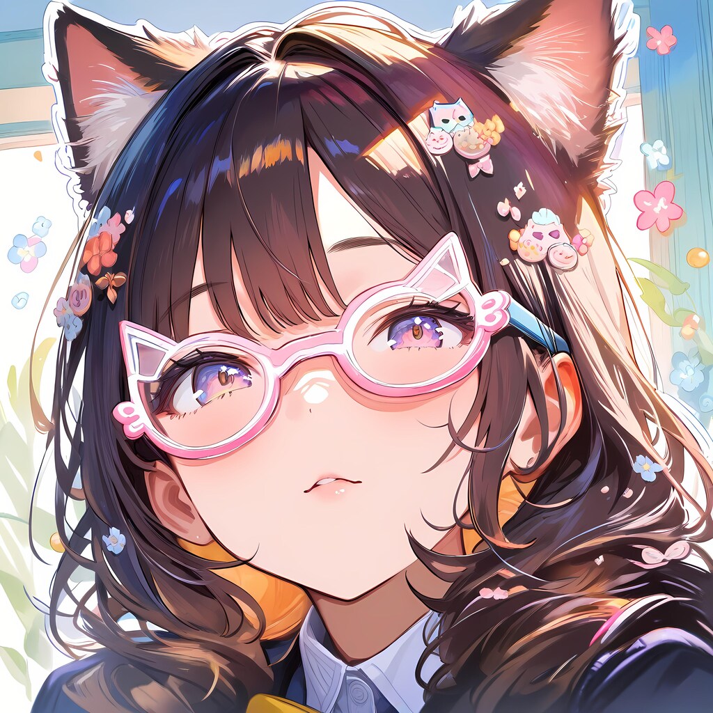 猫耳フレーム。