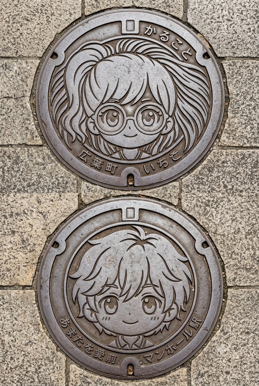 マンホールの蓋　未塗装ver